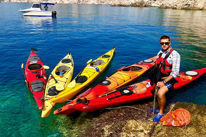 KoločEp Island: Guided Kayak, Swim & Snorkle Day Tour - Tour Location and Activities