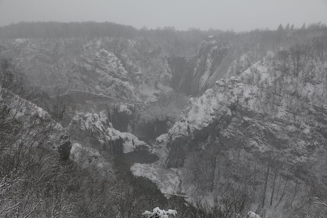 Plitvice Lakes Frozen Landscape Private Hiking Day Trip From Zagreb - Trip Overview