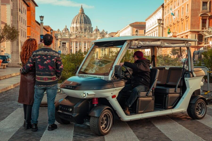 Rome: City Sightseeing Tour by Golf Cart - Itinerary