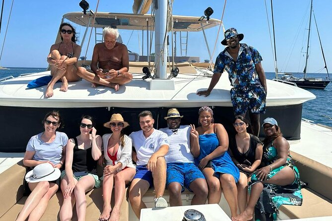 Santorini Catamaran Day Cruise: Lunch, BBQ, Open Bar, Transfers - Inclusions and Amenities