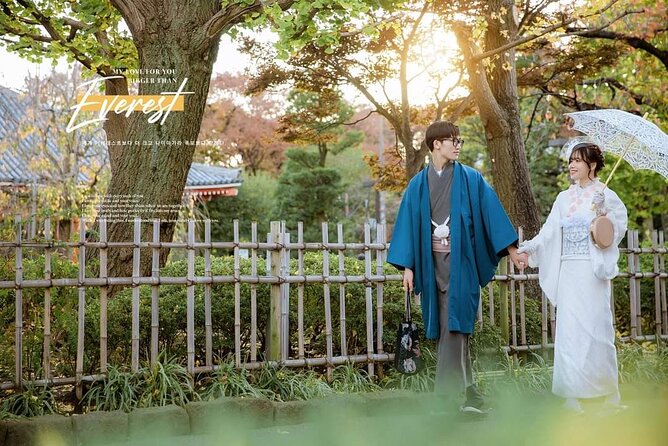 Special Price Couple (2 People) Kimono Commemorative Photo Shoot in Asakusa, Tokyo HANAYAKA Kimono & Yukata Rental Offer - Rental Package Details
