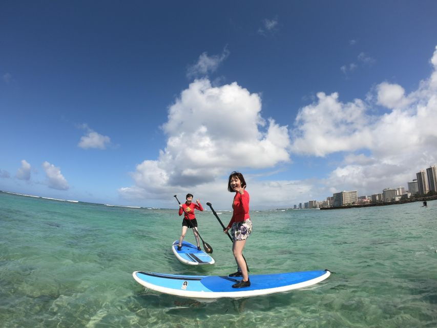 SUP Lesson in Waikiki, 3 or More Students, 13yo or Older