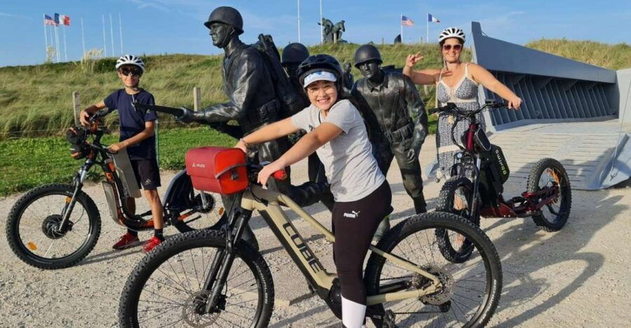 The Landing Beaches of Normandy by E-scooter or E-bike !