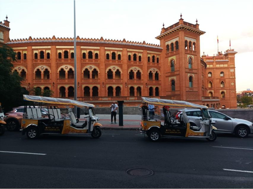 Tour in Tuk Tuk for 3 Hours. Madrid Bullfighter - Booking Information for Tuk Tuk Tour