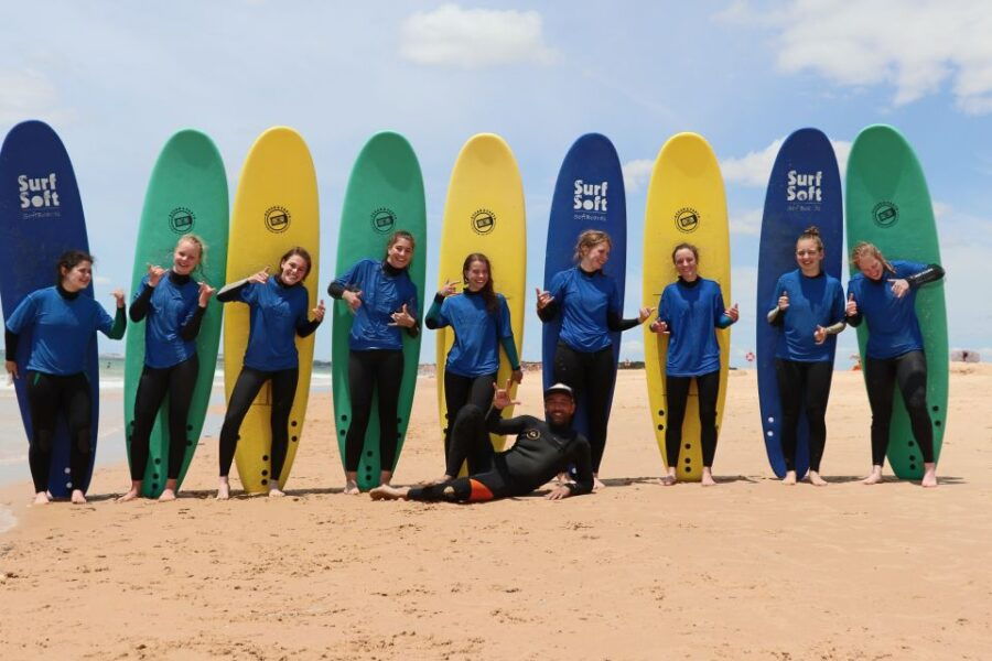 Vilamoura: 2-Hour Surf Lesson at Falésia Beach