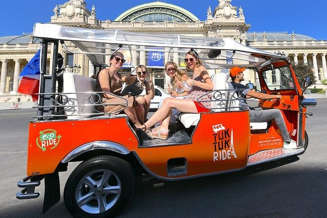 1h30 Private Electric Tuktuk Tour in Paris - Good To Know