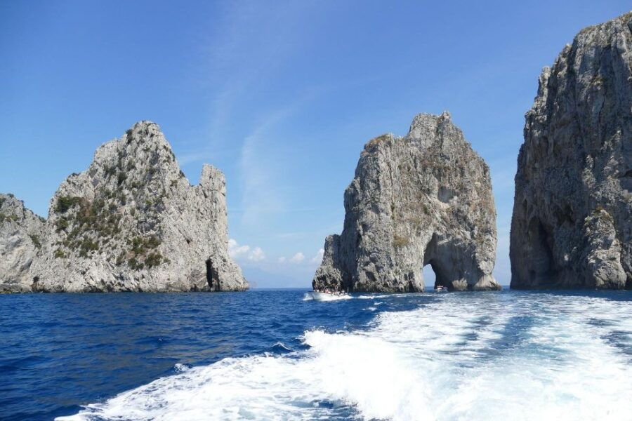 Capri Private Boat Tour From Sorrento on Gozzo 9 Cabin - Itinerary Highlights