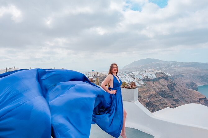 Flying Dress Photoshoot Experience in Santorini - Experience Details