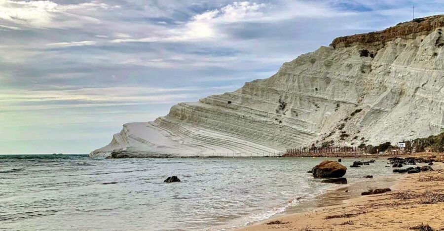 From San Leone: Half-day Dinghy Tour to Scala Dei Turchi