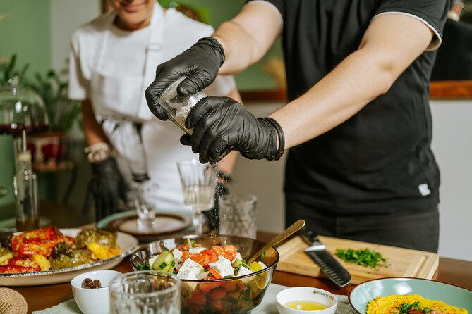 Greek Cooking With Souzy Near the Beach - A Taste of Traditional Greek Dishes