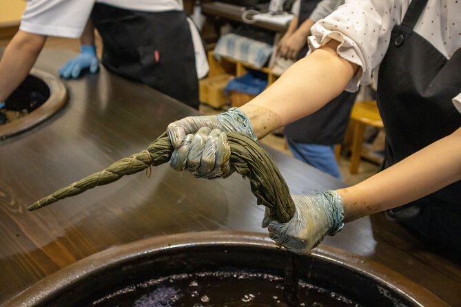 Indigo Dyeing Experience : Handkerchief / Tokushima, Shikoku - Inclusions Provided