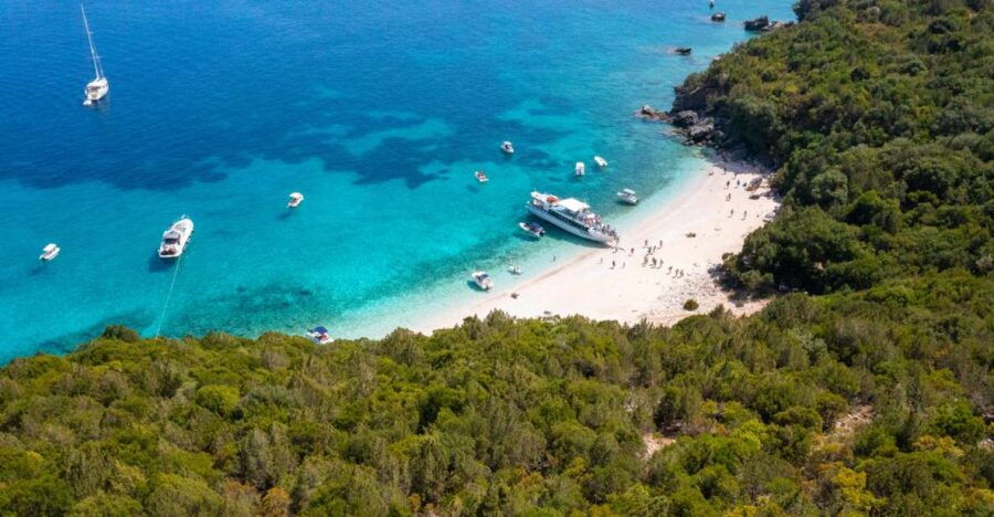 Kefalonia: Day Cruise From Sami to Koutsoupia Beach With BBQ