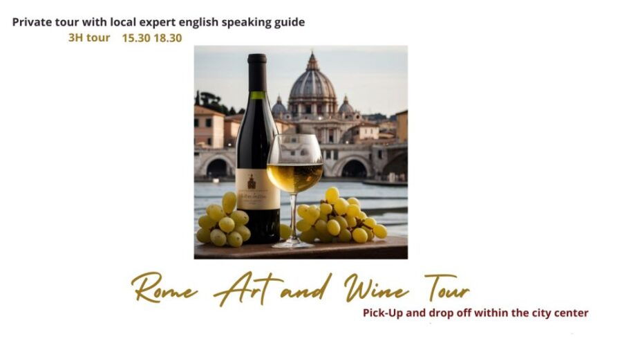 3 Hours Golf Cart Art and Wine Tour of Rome - Additional Information
