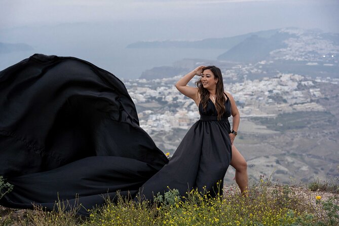Flying Dress Photoshoot in Santorini - The Sum Up