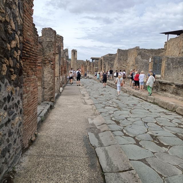 From Salerno : Pompeii Guided Tour & Sorrento Plus Positano