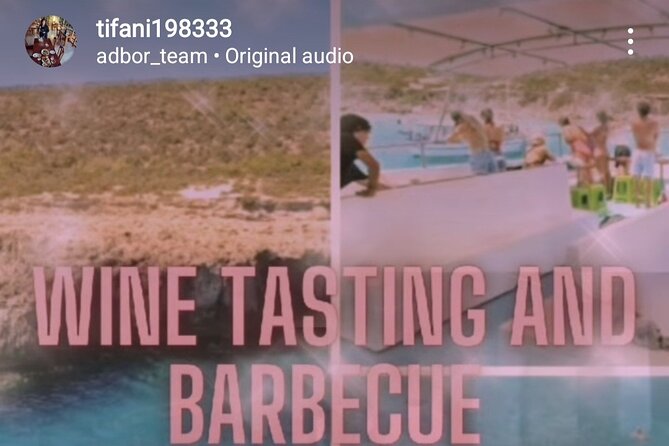 Wine Testing On-Board the Demetris Chara BBQ Boat While Visiting the Blue Lagoon - Read Rave Reviews From Guests