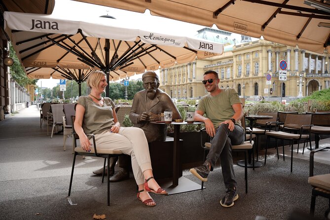 Best of Zagreb! Self-Guided Waking Tour Sit&Meet Croatian Greats! - Booking and Cancellation Policy