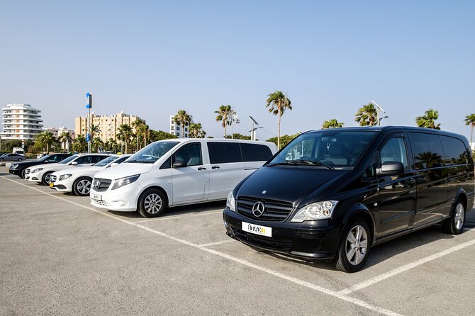 Private Transfer: Larnaca Airport to Protaras 1-14 Pax - Booking Information