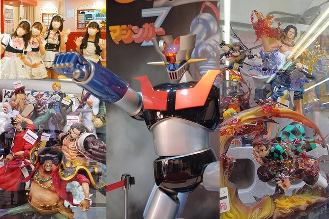 Anime Shopping Tour: Osaka Den-Den Town, Kawaii, Maid Cafe, Knife