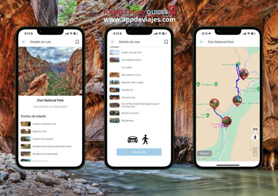 App Self-Guided Road Routes Zion National Park - Good To Know