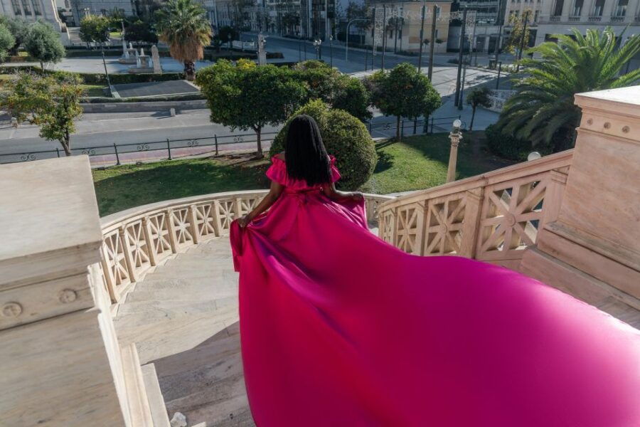 Athens: Flying Dress Photoshoot Express Package - Experience Description