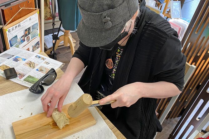 Authentic Handmade Washi Paper Making Workshop in Ueno - Workshop Location and Instructor