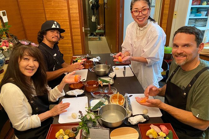 Authentic Sushi and Japanese Omelet Making Experience in Osaka
