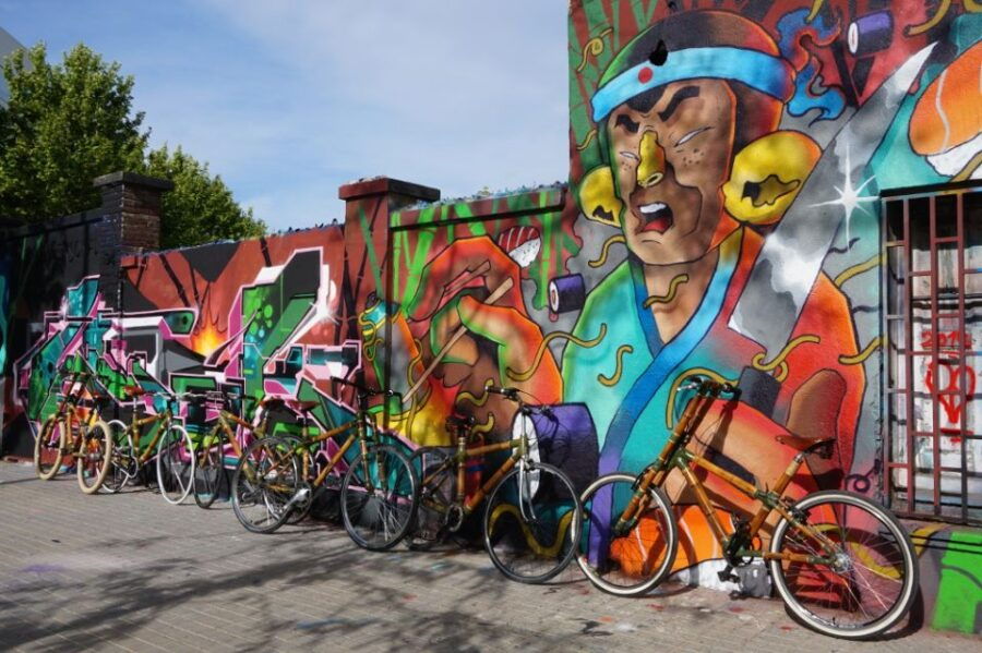 Barcelona: 3.5-Hour Street Art Tour by Bamboo Bike - Activity Description