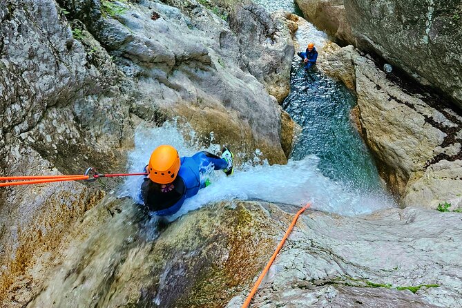 Beginner Canyoning Tour in the Sušec Canyon – Bovec Slovenia