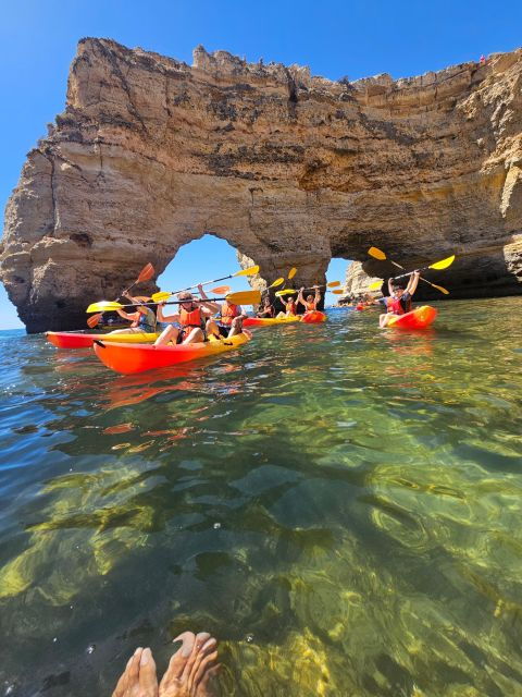 Benagil Beach: Kayak Rental With Caves and Cliffs