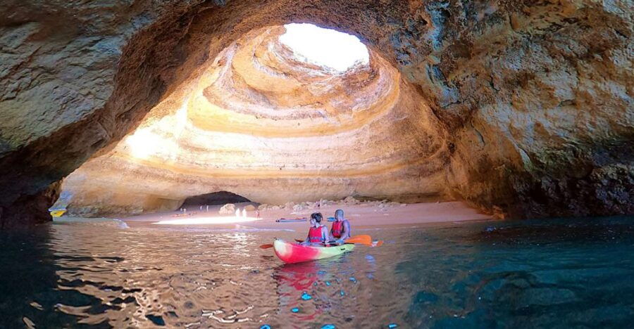 Benagil: Kayaking Adventure in Benagil Caves & Marinha Beach