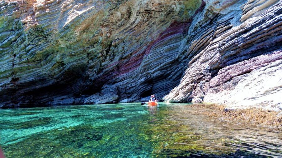Cala Codolar: Guided Sea Kayaking and Snorkeling Tour