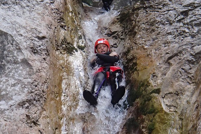 Canyoning in Susec Gorge From Bovec