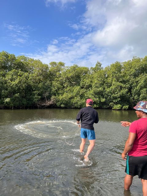 Cartagena Native Fishing Through The Mangroves