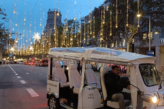 Christmas Lights Tour of Barcelona in Private Eco Tuk Tuk - Good To Know