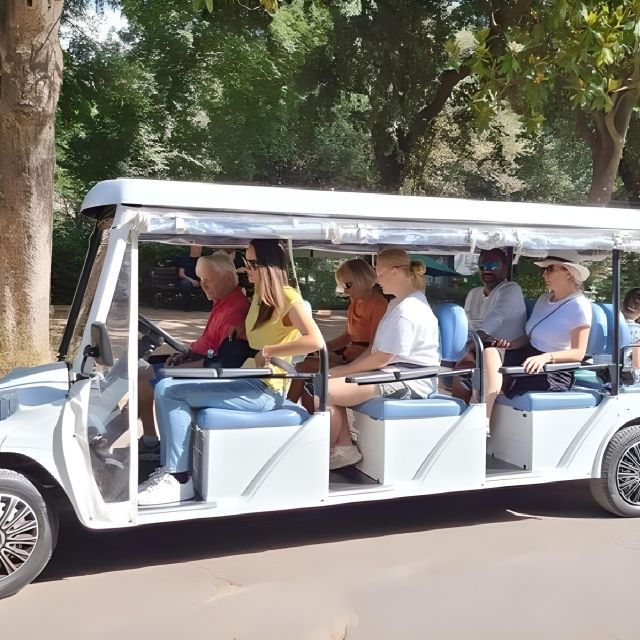 City and Wine: 3h Golf Cart Tour in Rome With 3 Wine Tasting - Good To Know