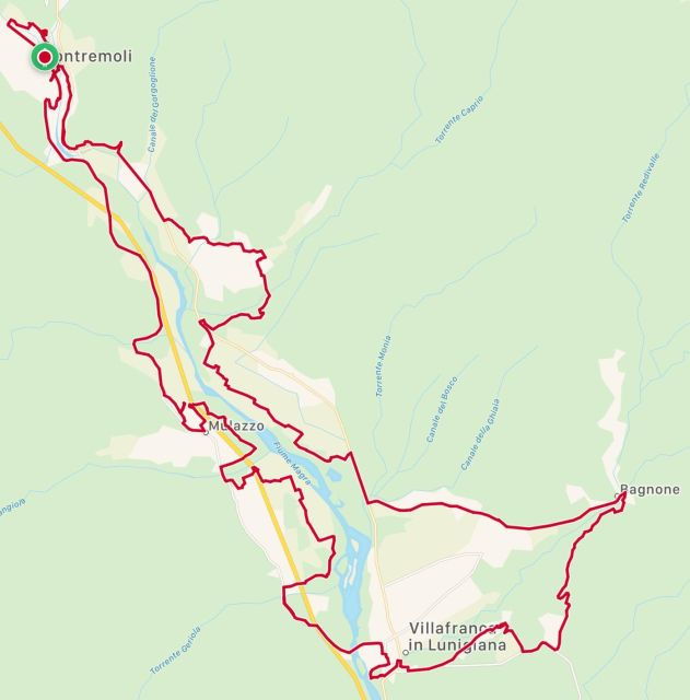 Cycle Path of the Lunigianesi Castles - Cycling Route Description