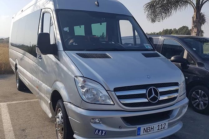 Cyprus Larnaca Airport Private Transfers to Ayia Napa 1-15 Passengers