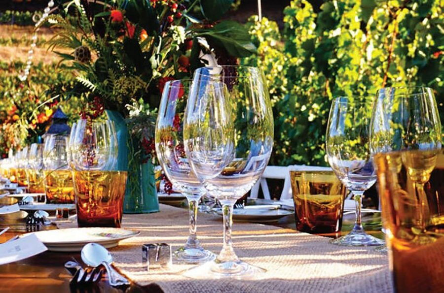 Dinner in Winery Garden and Wine Tasting in San Gimignano