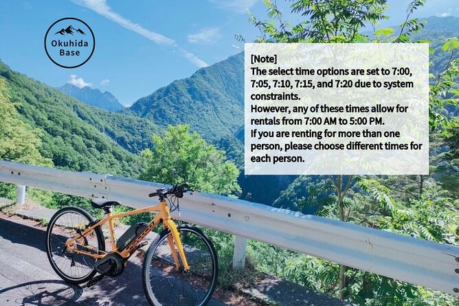 E Bike Rental in Takayama Gifu Mountain Cycling