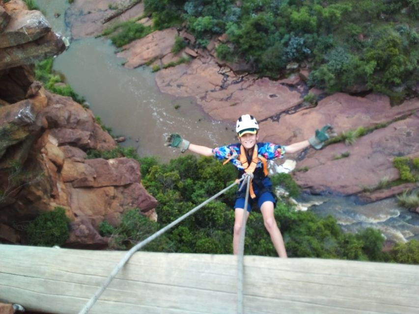 Extreme Abseil, 55m High With Lovely Hike Back to the Top.