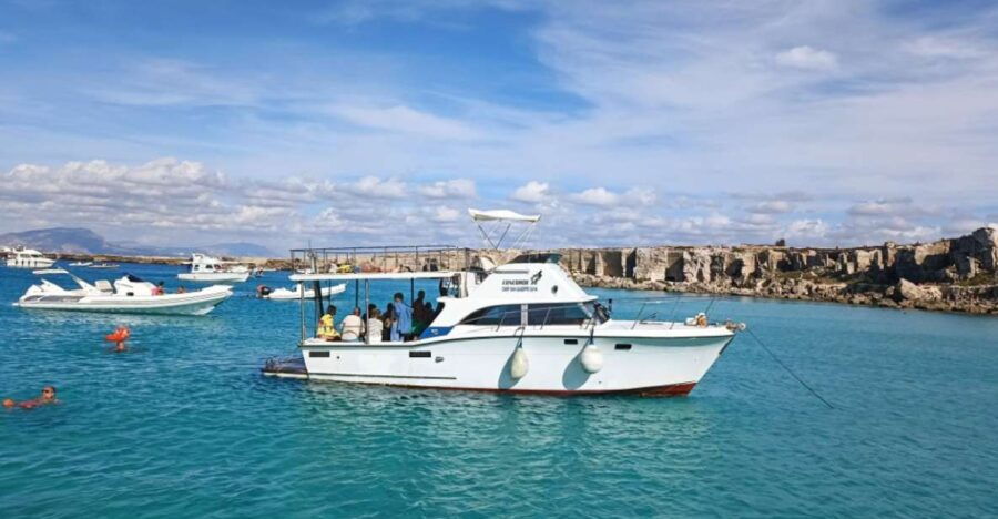 Favignana: Favignana & Levanzo Sightseeing Cruise With Lunch