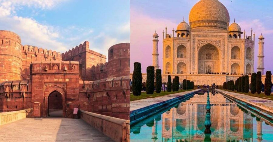 From Agra: Agra Short Tour of Taj Mahal & Agra Fort