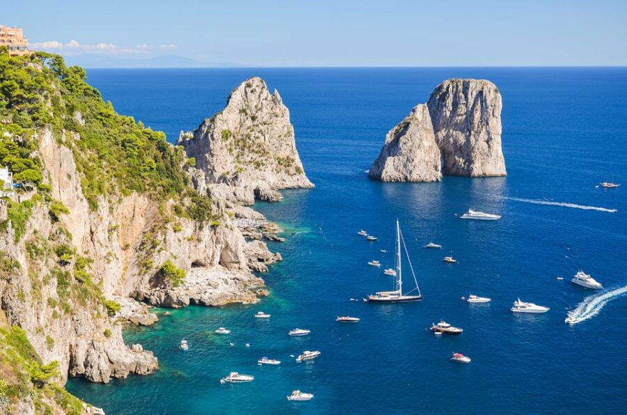 From Amalfi: Day Trip to Capri by Private Boat With Drinks