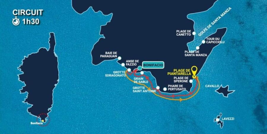 From Bonifacio: Cruise Under the Bonifacio Cliffs