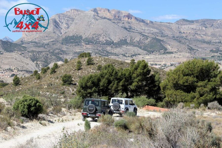 From Busot: 4×4 Tour to Canelobre Caves