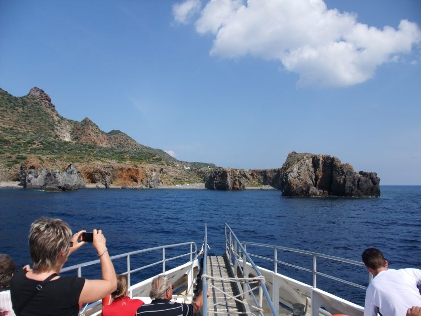 From Cefalù: Filicudi Lipari and Vulcano Tour With Boat Trip