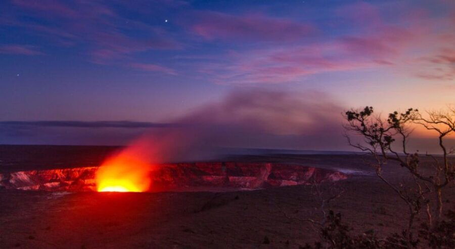 From Kona-Volcanoes & Waterfall Tour in a Small Group