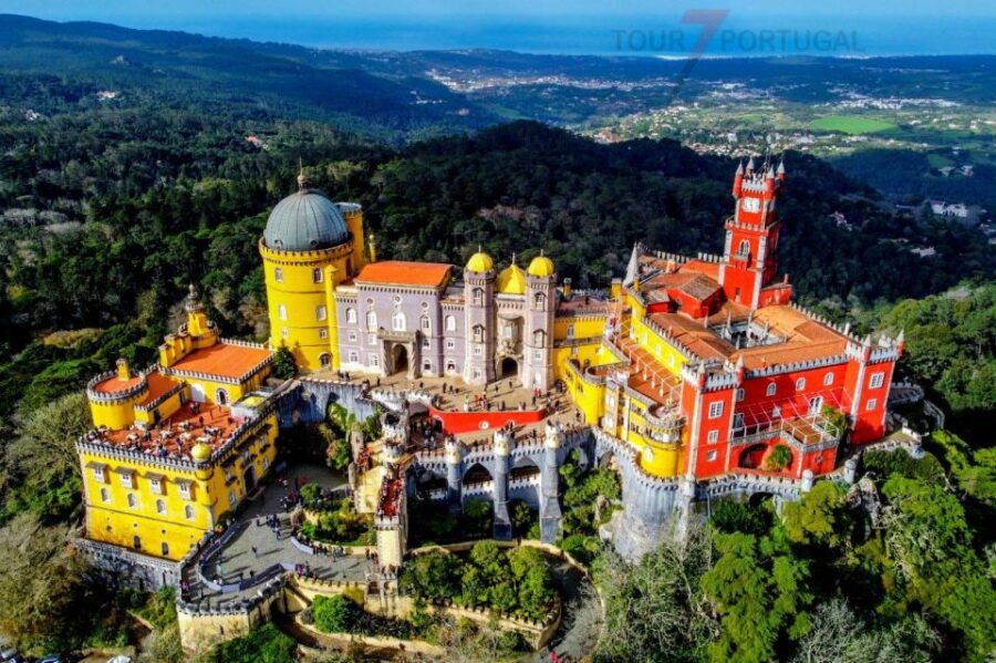 From Lisbon: Pena Palace, Regaleira, Monserrate & Cabo Roca