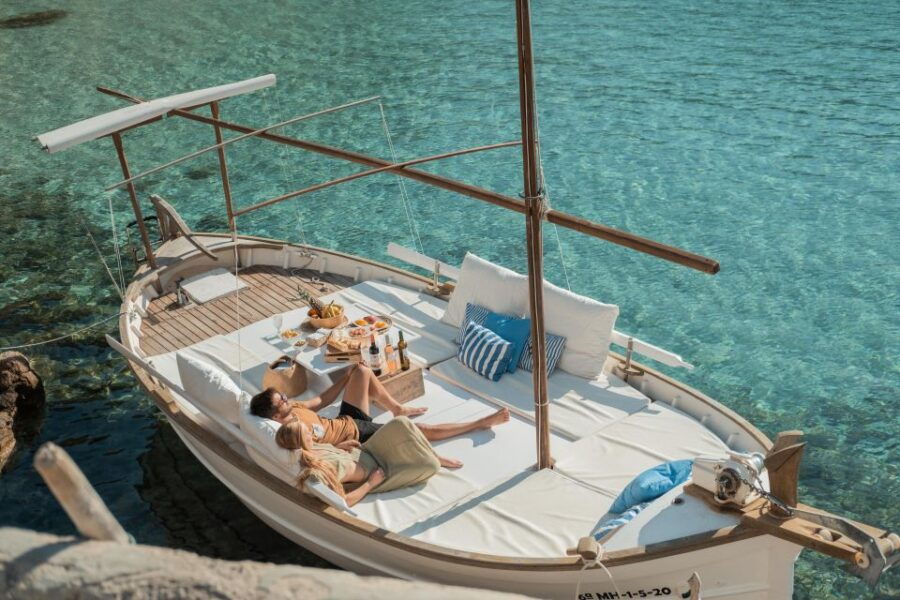 From Sant Josep: Es Vedra & Atlantis Sailboat Cruise